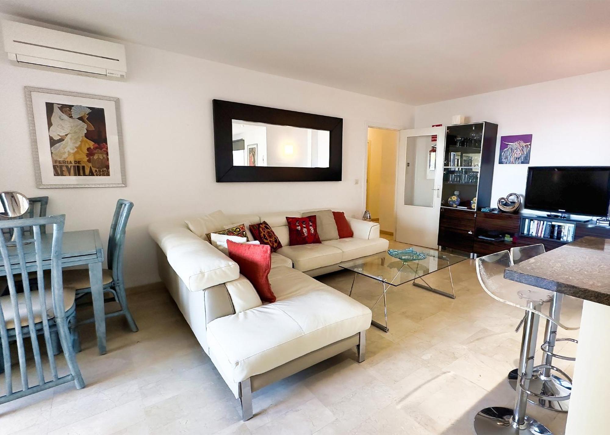 Two Bedroom On The Second Line Of The In Marbella. Apartment
