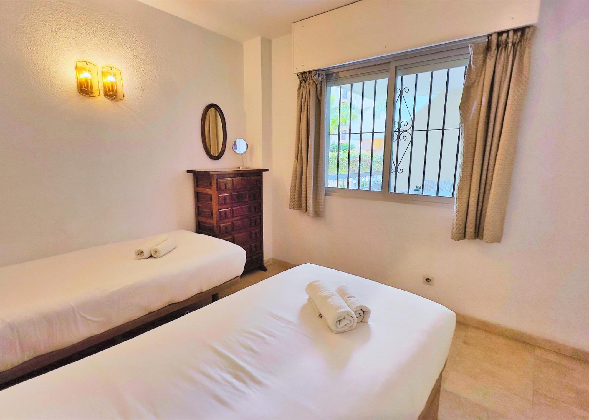 Apartment Two Bedroom On The Second Line Of The In Marbella.